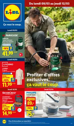 Prévisualisation de LIDL catalogue les bonnes affaires de la semaine du magasin LIDL formulaire valide 09/03/2026