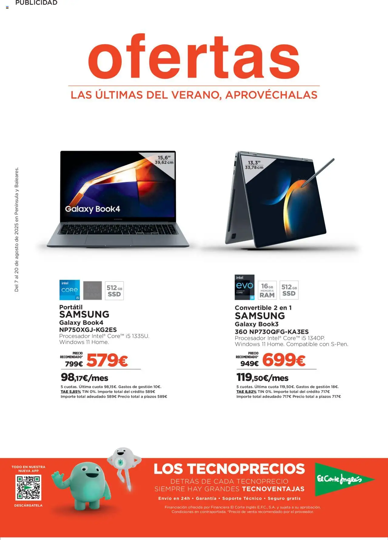 El Corte Inglés Ofertas 07/08 - 20/08/2025 (folleto)