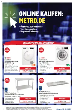 Vorschau von dem Prospekt des Geschäftes Metro, gültig ab dem 15.09.2025