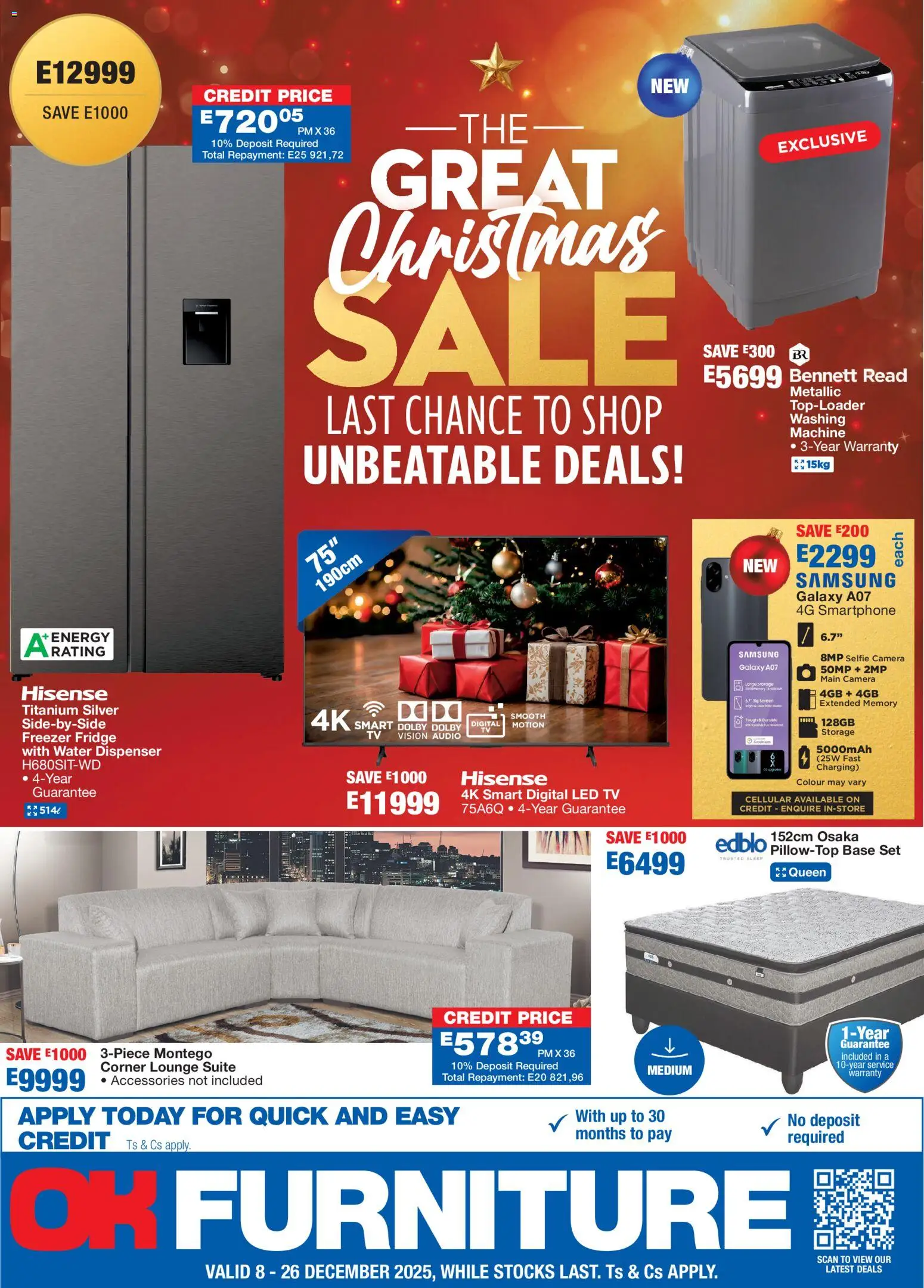 Preview of OK Furniture flyer valid from 08/12/2025
