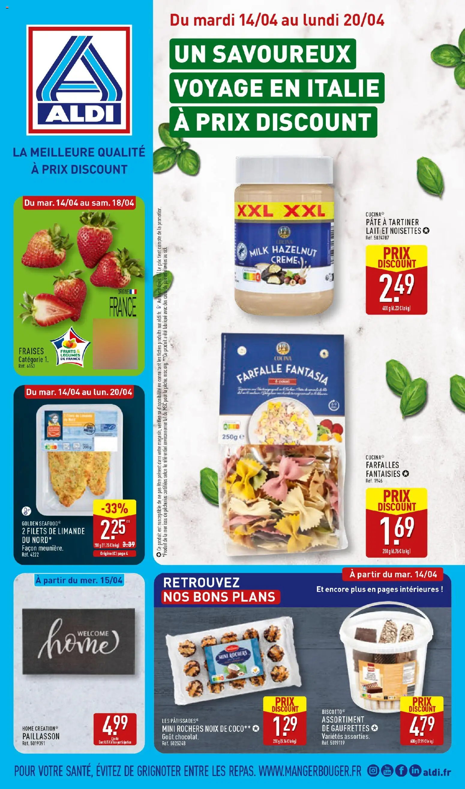 Prévisualisation de Aldi catalogue du magasin Aldi formulaire valide 14/04/2026