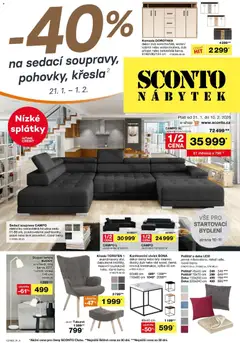 Náhled nabídky: Sconto nábytek Leták platný od 21.01.2026