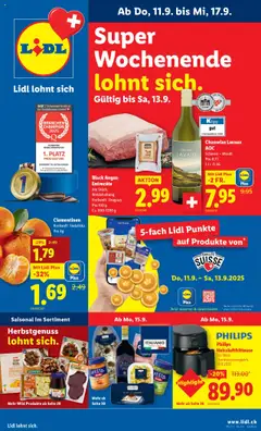 Vorschau des Merkblatts Aktionen vom Shop Lidl gültig von 11.09.2025 bis 17.09.2025