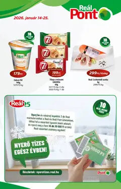 Reál - Akciós újság Pont megtekintése, amely érvényes 2026.01.14.-től