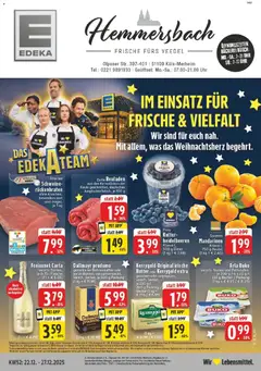 Vorschau von dem Prospekt des Geschäftes Edeka, gültig ab dem 22.12.2025