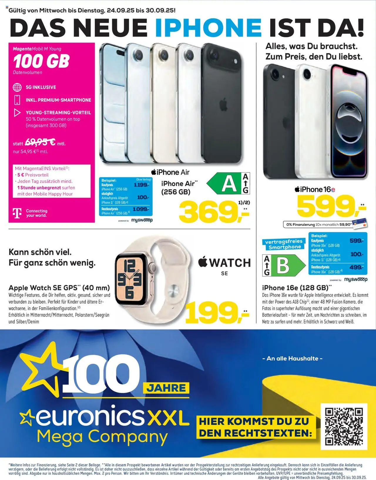 Euronics Unsere aktuelle Beilage (vom 24.09.2025 - 30.09.2025)