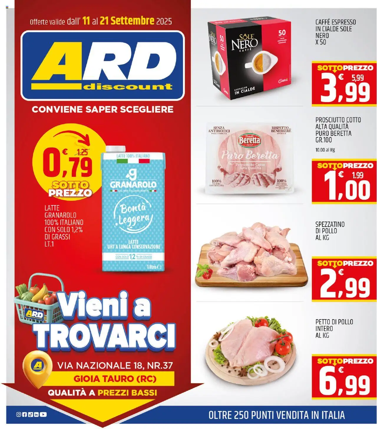 Volantino ARD Discount valido da 11/09/2025 numero di pagina 1
