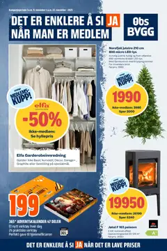 Forhåndsvis Kundeavis fra butikk Obs Bygg gyldig fra 09/11/2025