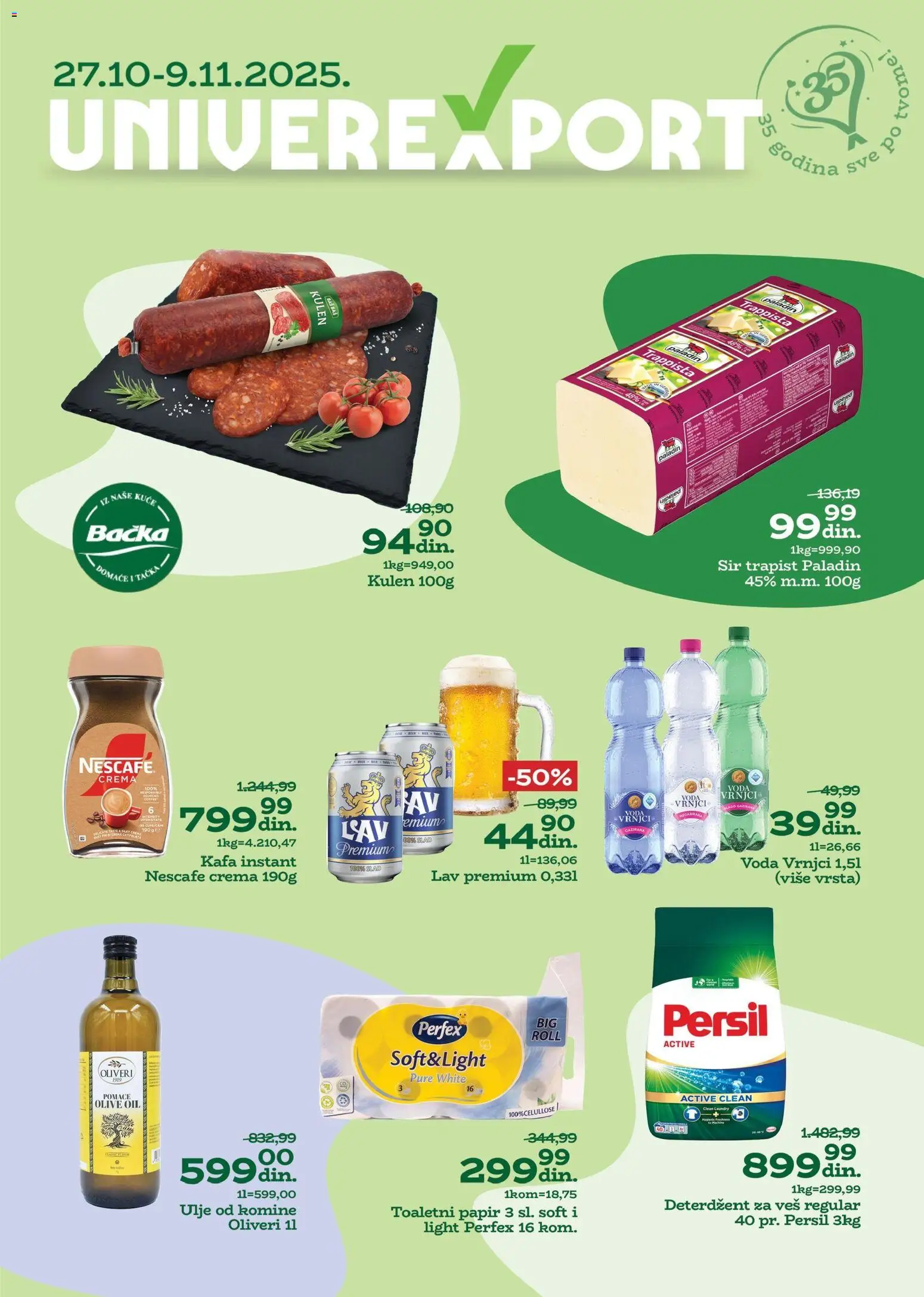 Univerexport katalog važi od 27.10.2025 - stranica 1