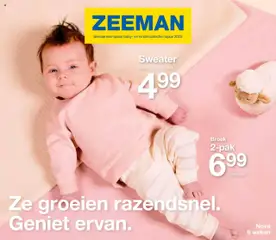 Voorbeeld van Baby folder van winkel Zeeman geldig vanaf 01-08-2025