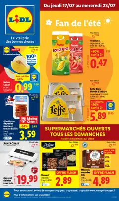 Prévisualisation de Catalogue de la semaine 28 du magasin LIDL formulaire valide 17/07/2025