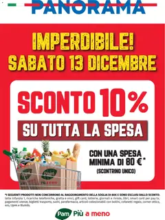 Anteprima dell'opuscolo Volantino Sconto 10% dal negozio Panorama valido da 13/12/2025