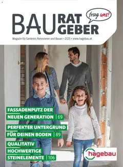 Vorschau der Angebote: Hagebau Katalog Baurategeber gültig ab 07.04.2025