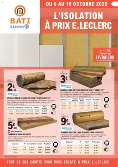 Prévisualisation de Catalogue Isolation Brico E.Leclerc Le Neubourg du magasin Brico E.Leclerc formulaire valide 06/10/2025