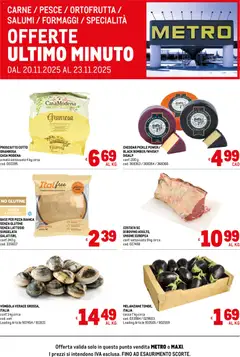 Anteprima dell'opuscolo Volantino Offerte Freschissimi dal negozio Metro valido da 20/11/2025