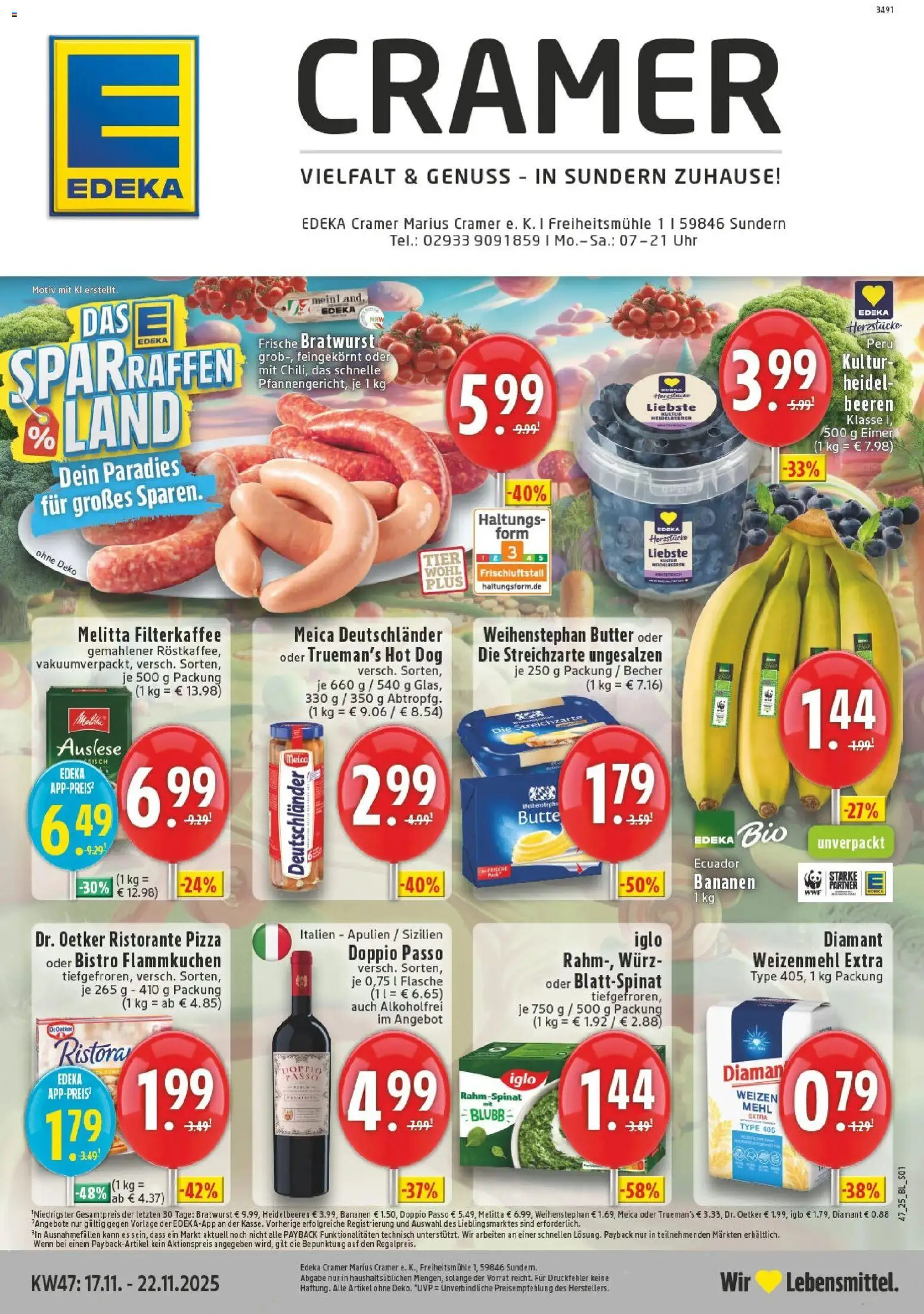 Vorschau von dem Prospekt des Geschäftes Edeka, gültig ab dem 17.11.2025