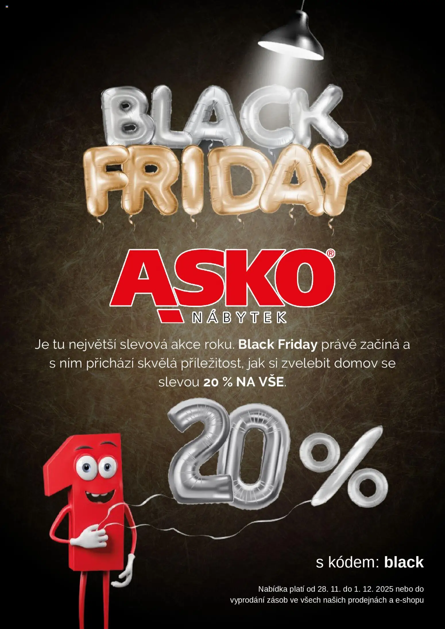 Náhled nabídky: ASKO nábytek Black Friday platný od 28.11.2025