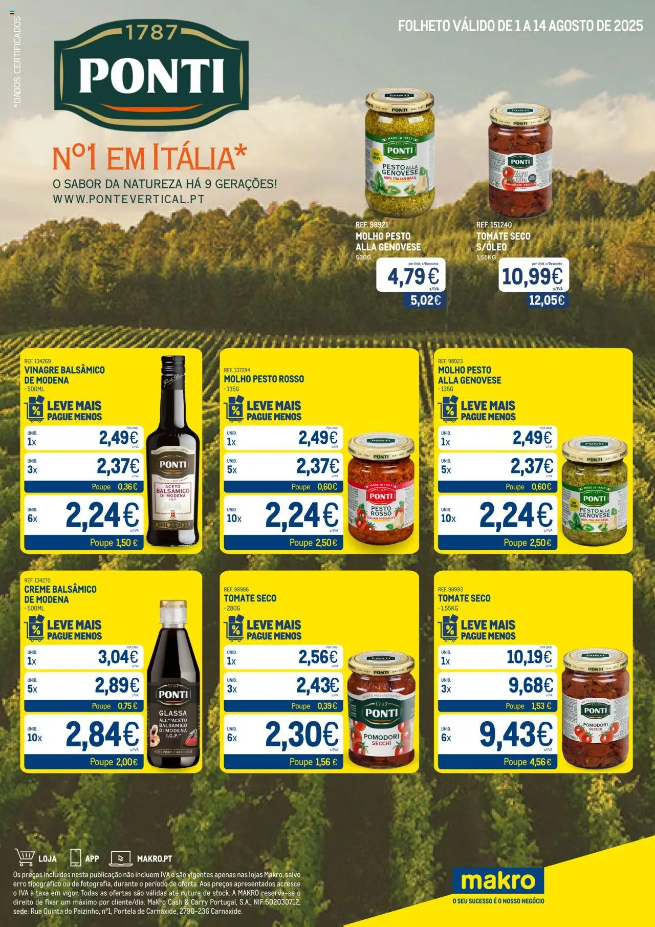Makro Folheto de 01/08/2025 - catálogo esta semana - página 1