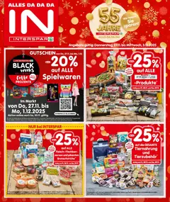 Vorschau der Angebote: Interspar Black Friday gültig ab 27.11.2025