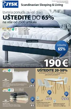 Pregled letka Letak trgovine JYSK vrijedi od 24.09.2025