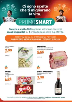 Anteprima dell'opuscolo Volantino Promo Smart dal negozio Sogegross valido da 24/09/2025
