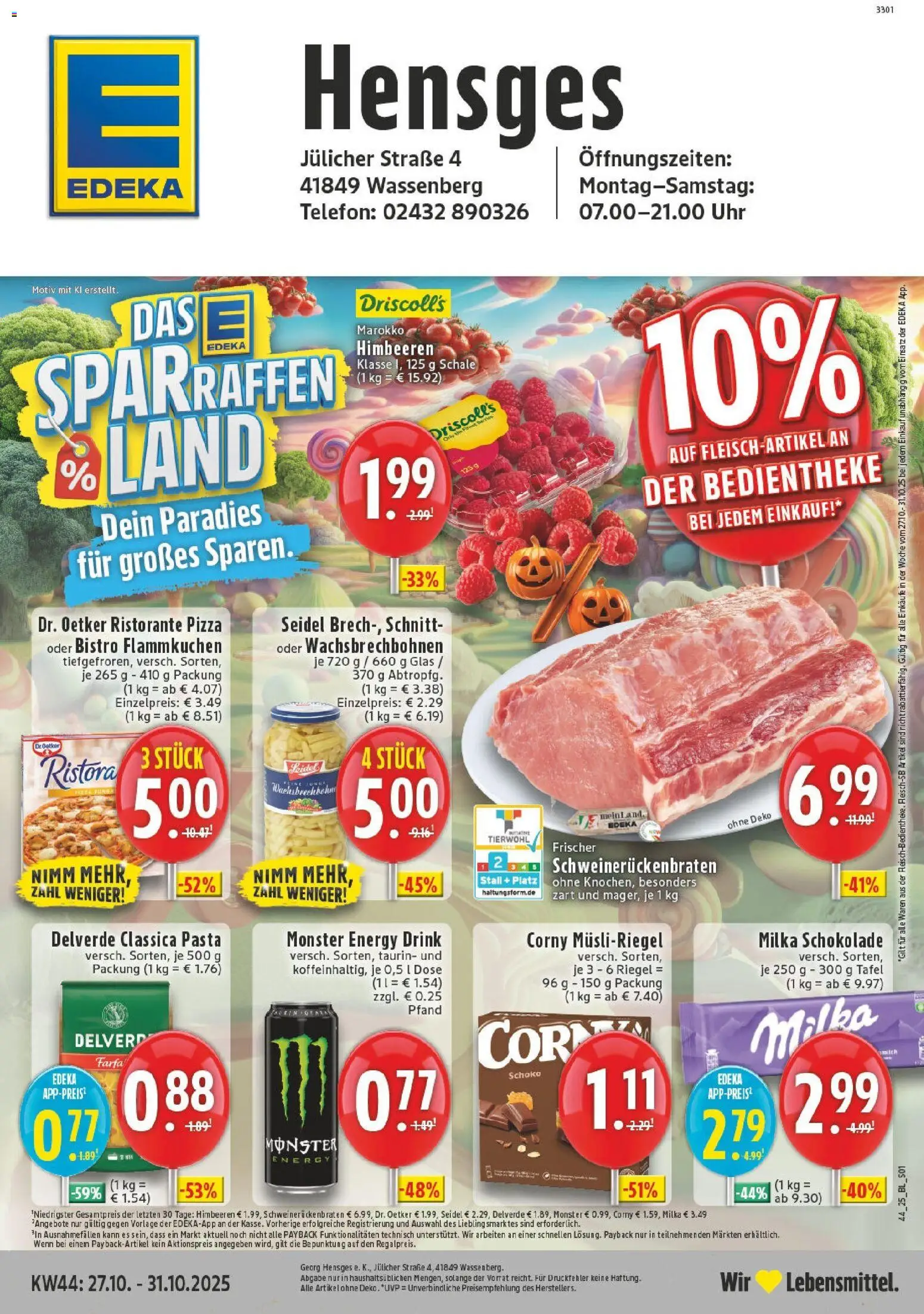 Vorschau von dem Prospekt des Geschäftes Edeka, gültig ab dem 26.10.2025