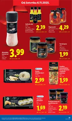 Pregled letka Katalog trgovine Lidl vrijedi od 03.11.2025 | Stranica: 83