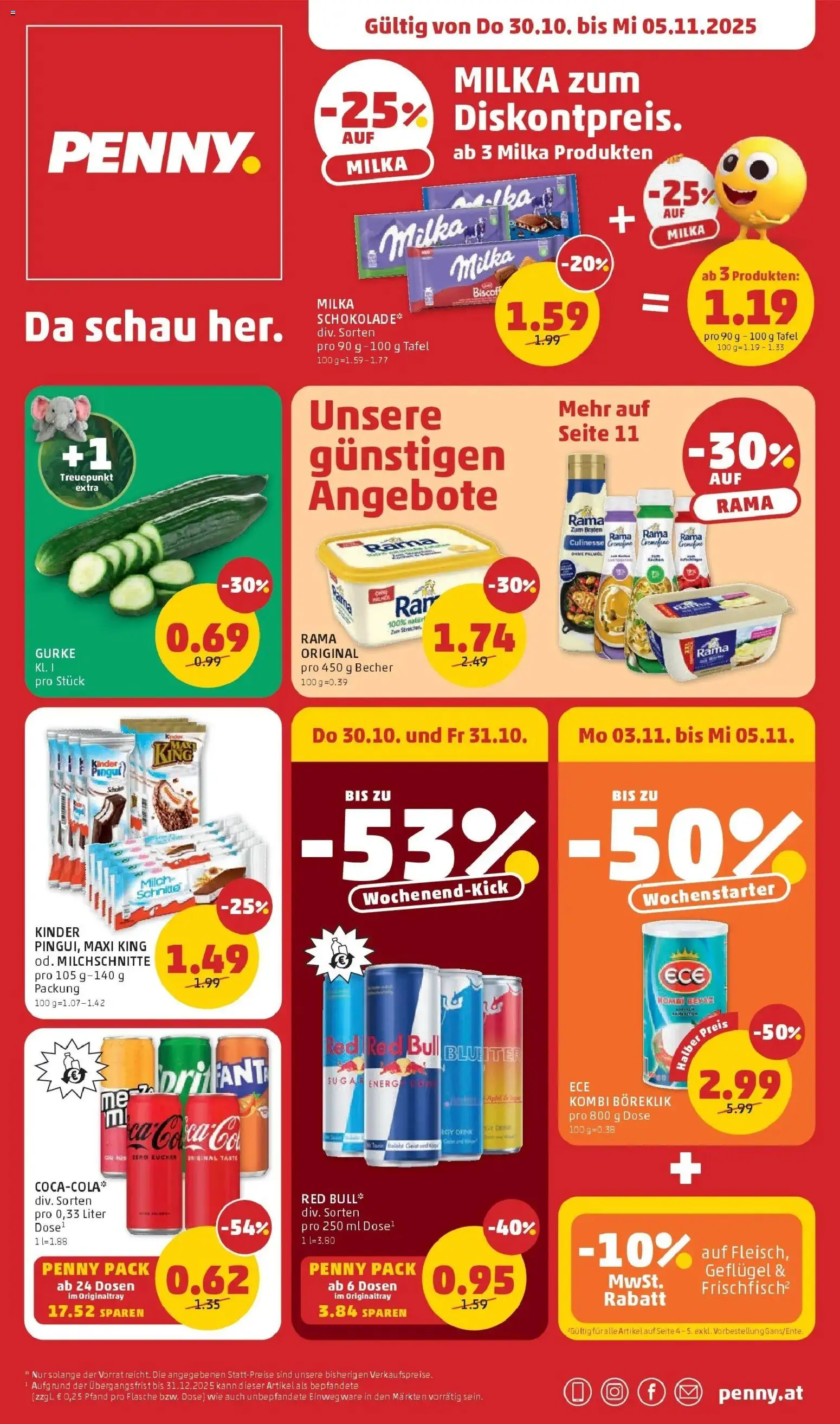 Vorschau der Angebote: Penny Markt PENNY: Die ganze Woche sparen. gültig ab 29.10.2025