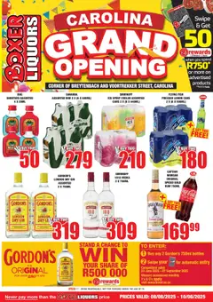 Preview of Boxer flyer valid from 08/08/2025