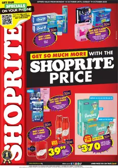 Preview of Shoprite flyer valid from 13/10/2025