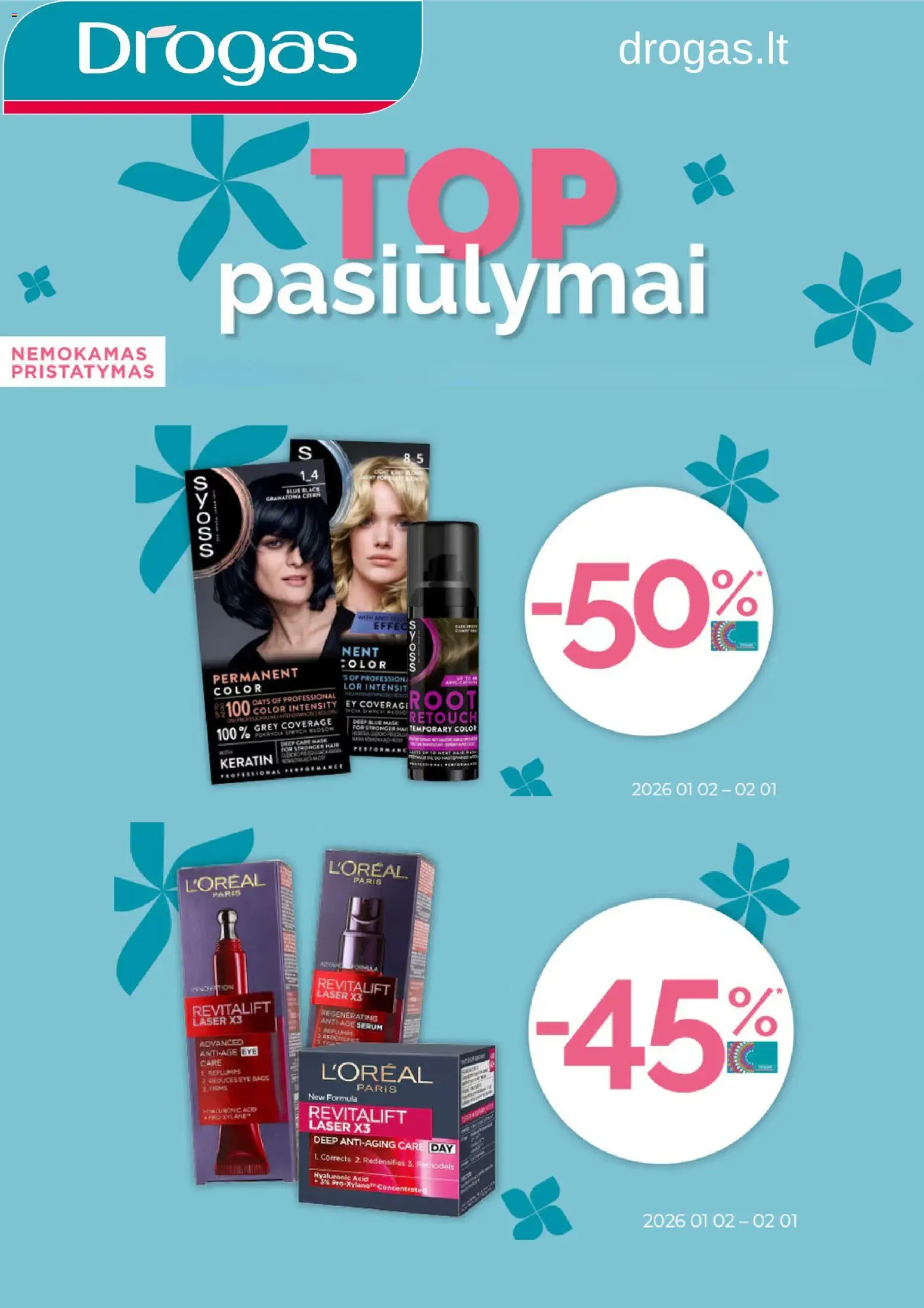 Drogas parduotuvės leidinio Leidinys galiojančio nuo 2026.01.02 peržiūra