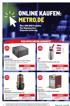 Vorschau von dem Prospekt des Geschäftes Metro, gültig ab dem 10.11.2025