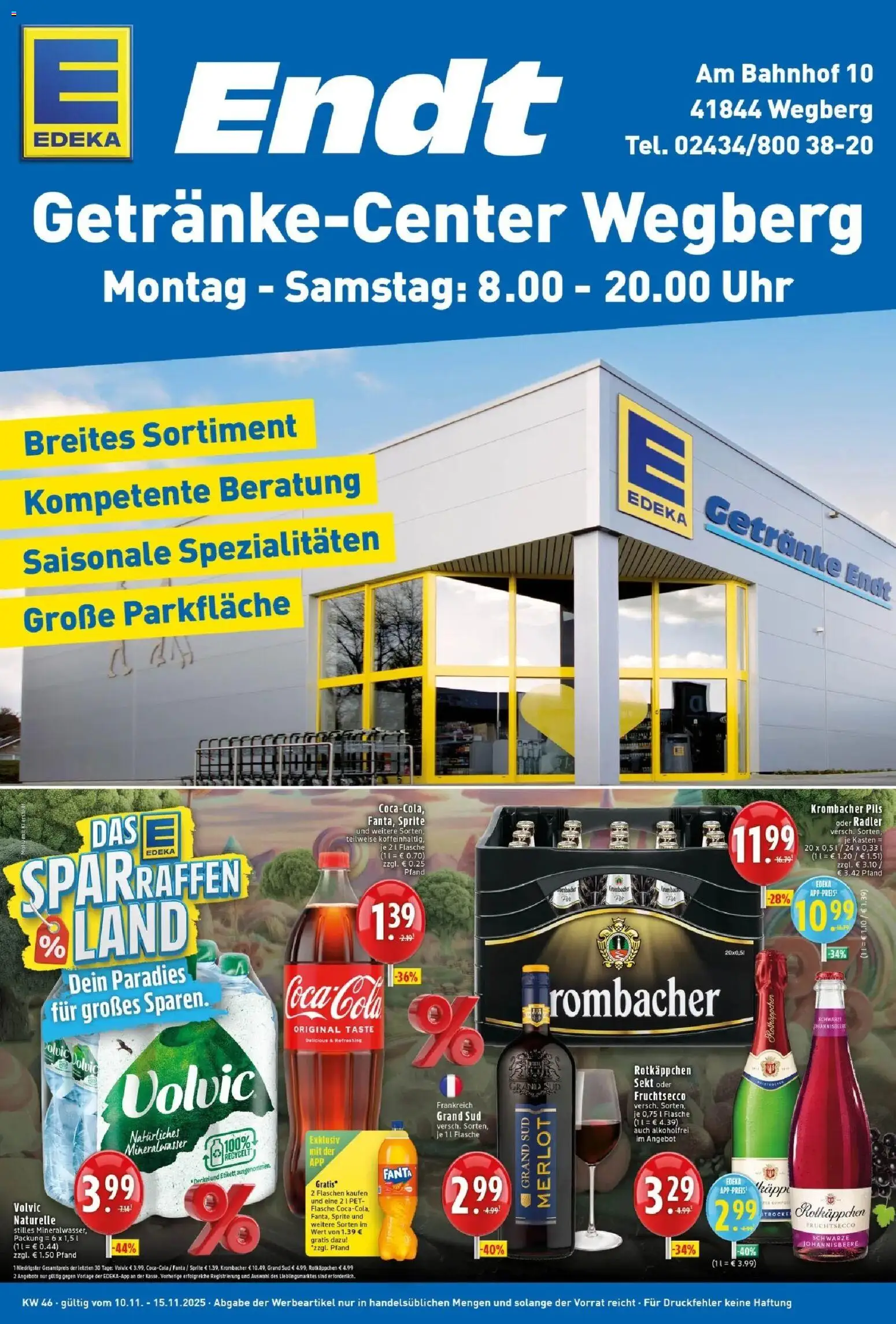 Vorschau von dem Prospekt des Geschäftes Edeka, gültig ab dem 10.11.2025