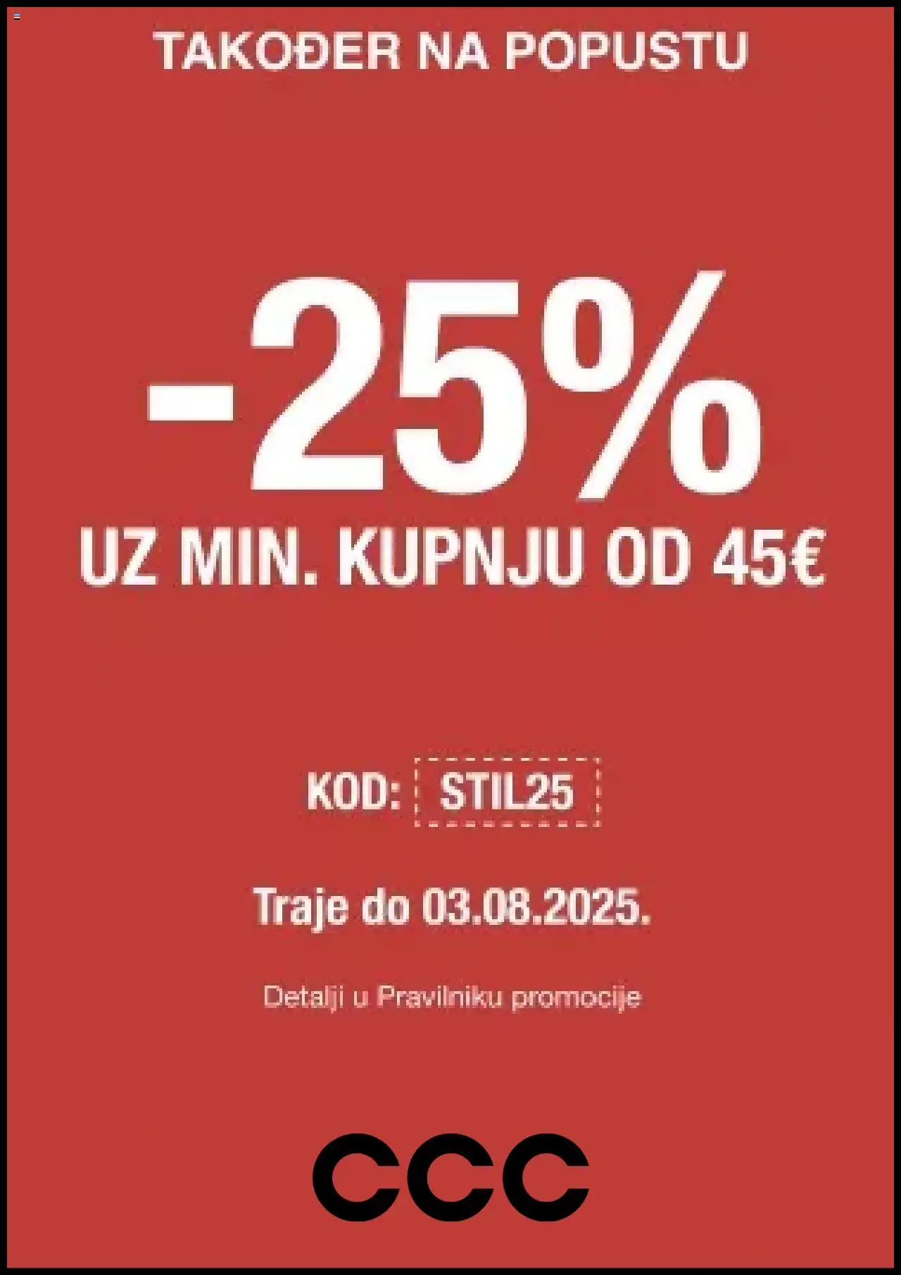 CCC aktualni Katalog vrijedi od 30.07.2025 - tjedna akcija broj stranice 1