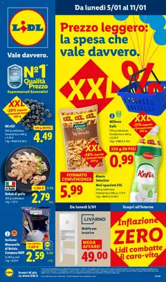 Anteprima dell'opuscolo Attuale volantino dal negozio Lidl valido da 05/01/2026