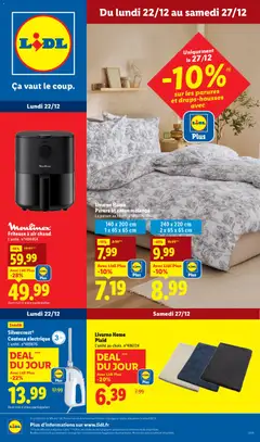 Prévisualisation de Catalogue les bonnes affaires de la semaine du magasin LIDL formulaire valide 22/12/2025