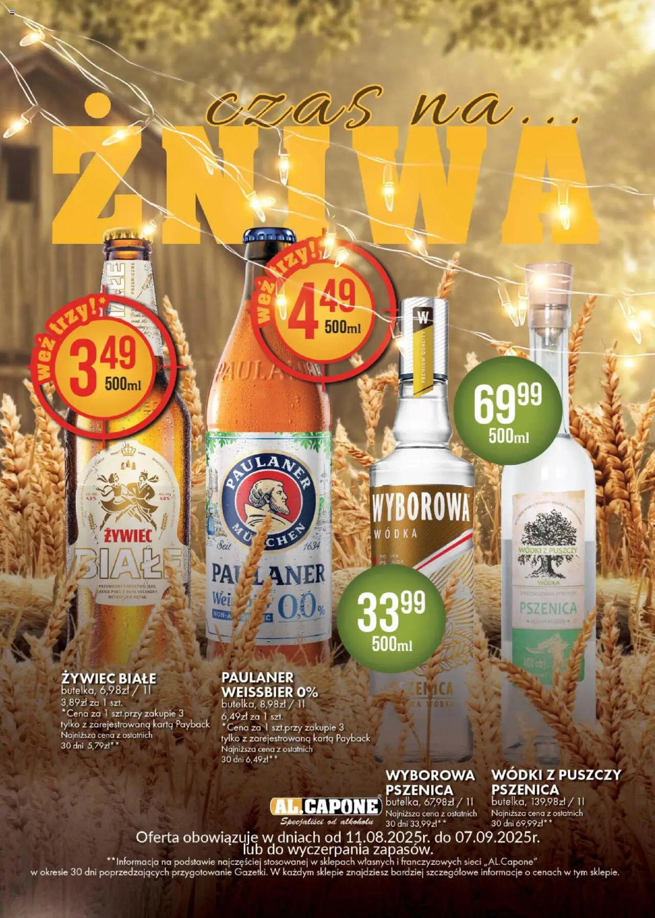 Al.Capone Gazetka od 11.08.2025 - Nowa Gazetka - Numer strony 1