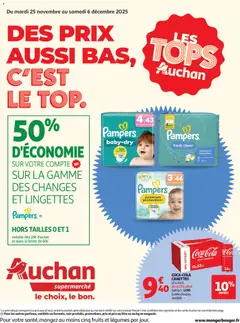 Prévisualisation de Des prix aussi bas, c'est le Top dans votre super du magasin Auchan formulaire valide 25/11/2025