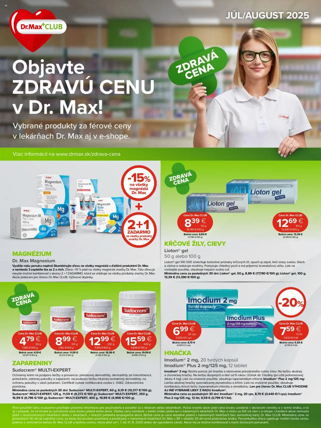 Dr. Max Leták (01.07. - 31.08.2025) - Akčná ponuka