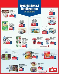 BİM İndirimli Ürünler 19.12.2025 - Broşürünün önizlemesi