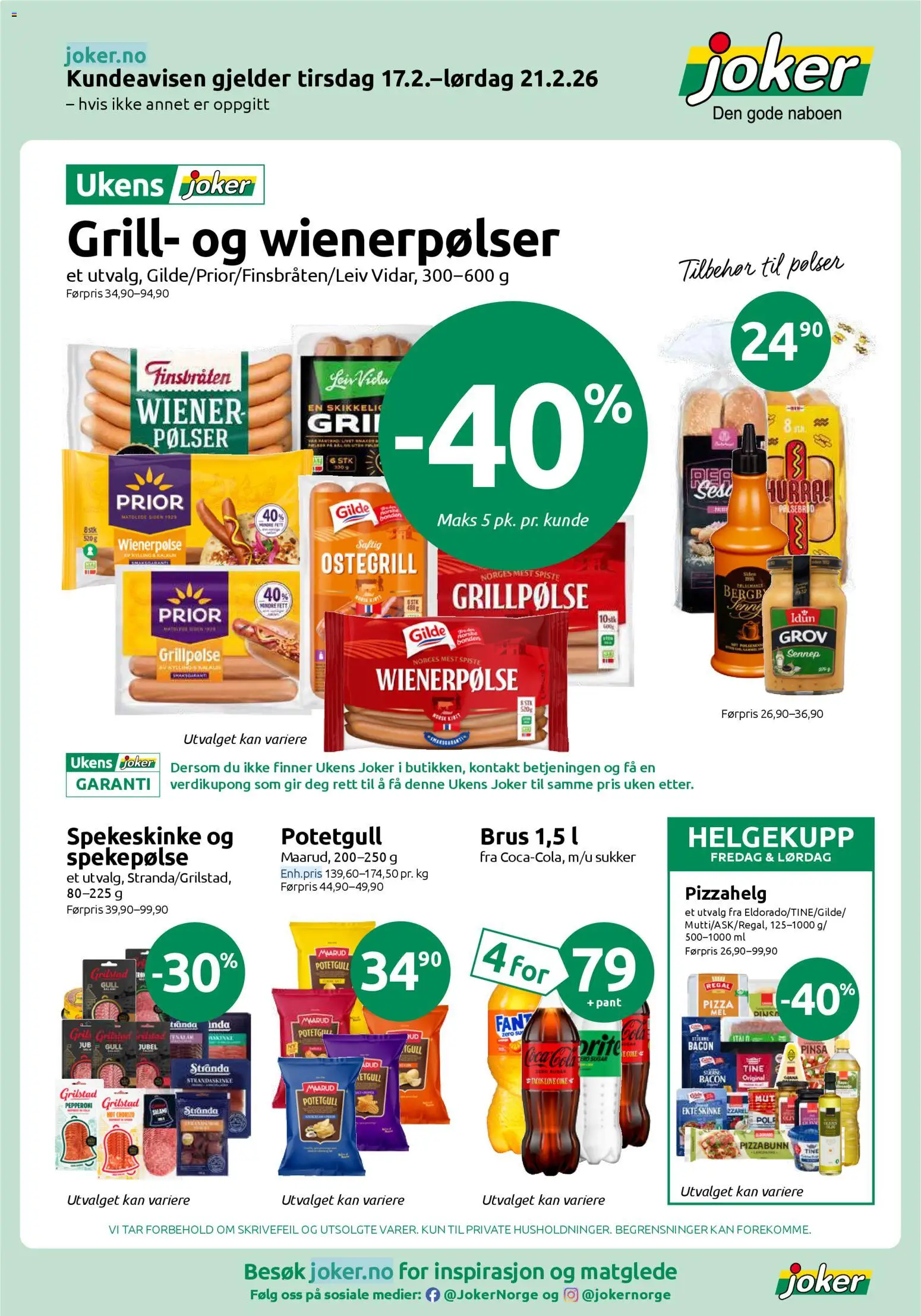 Forhåndsvis Kundeavis fra butikk Joker gyldig fra 17/02/2026