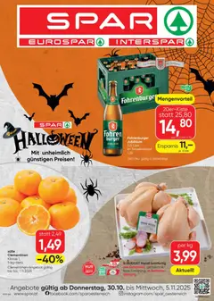 Vorschau der Angebote: Spar Aktuelle Angebote gültig ab 30.10.2025
