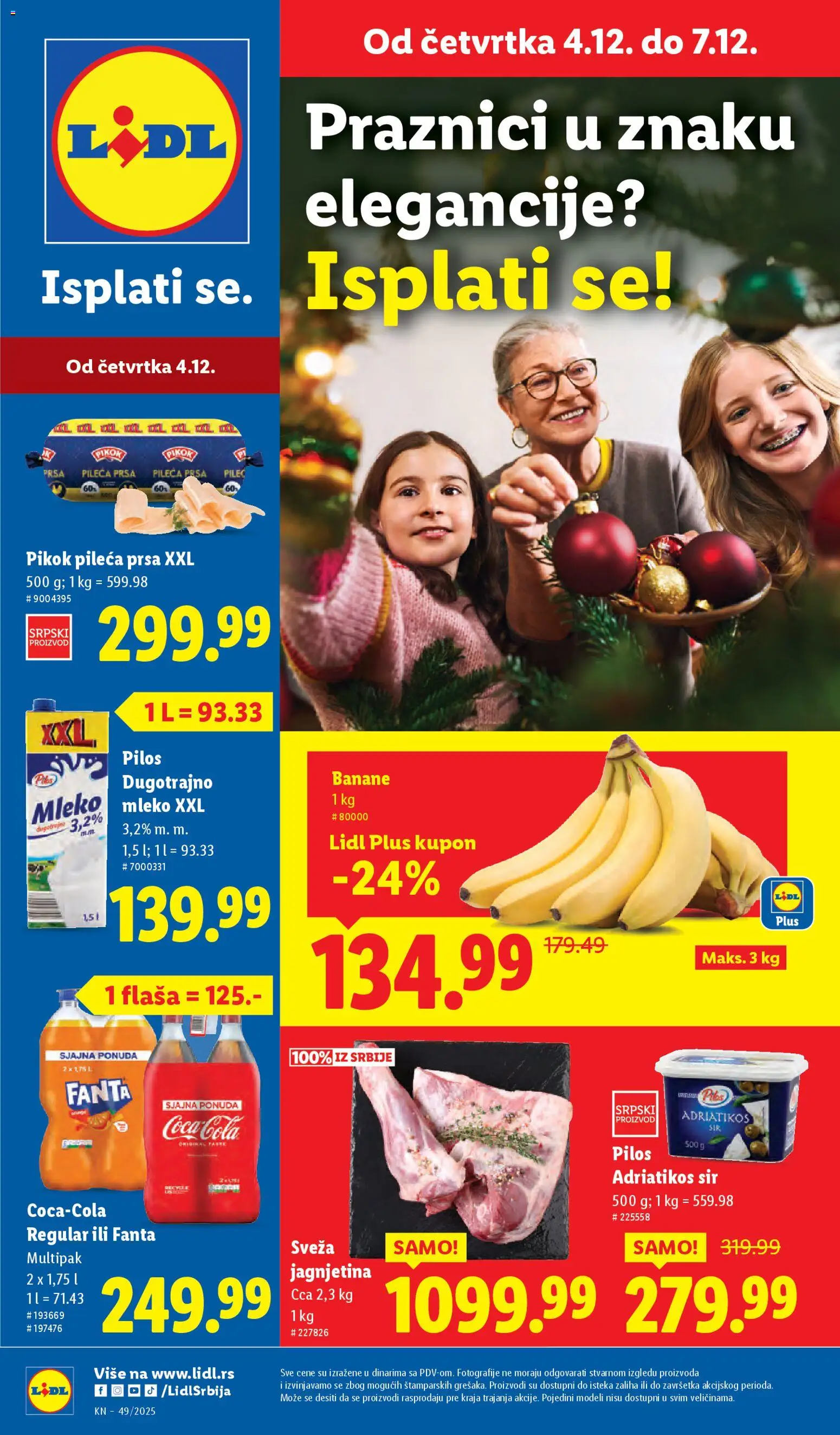 Pregled Lidl kataloga - važi od 04.12.2025