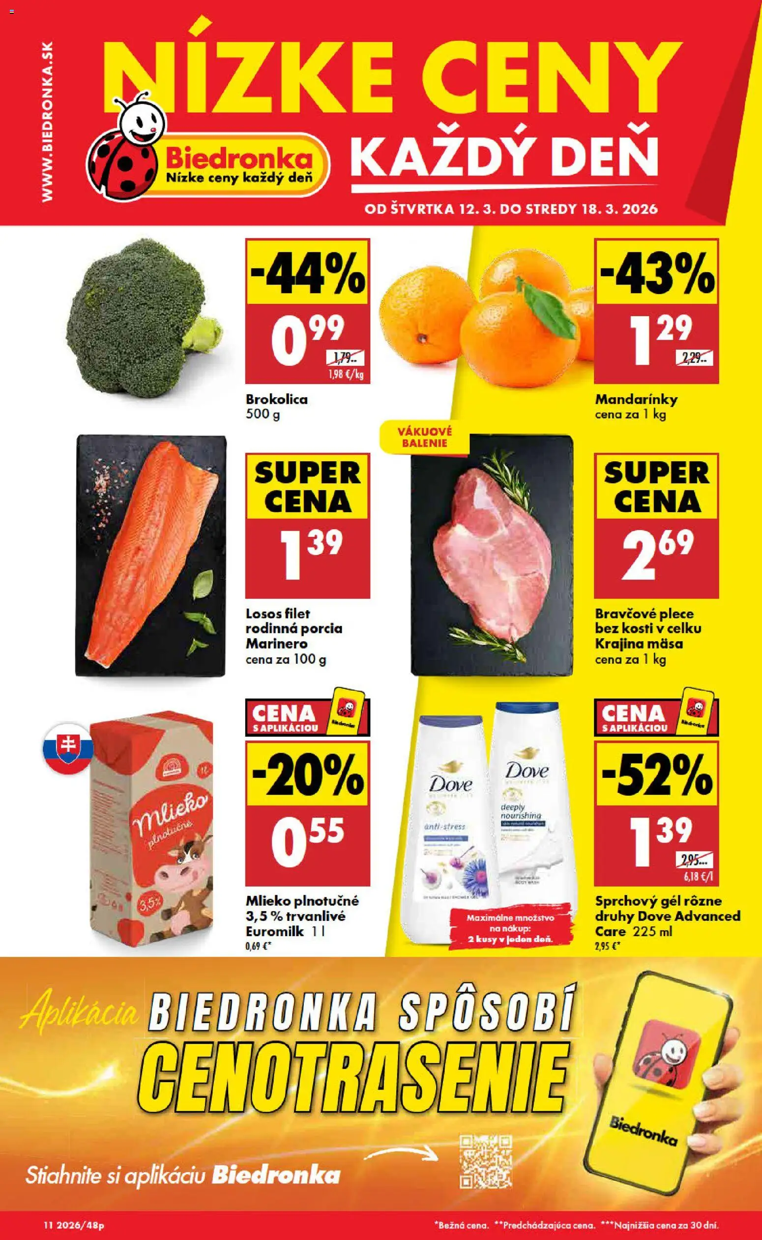 Náhľad Biedronka letáku platného od 12.03.2026