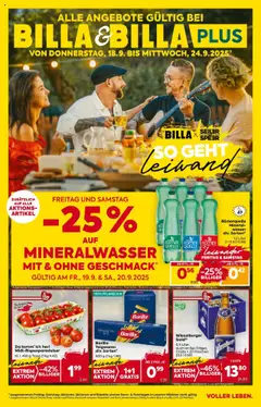 Vorschau der Angebote: Billa BILLA: Flugblatt gültig bei BILLA & BILLA PLUS gültig ab 17.09.2025