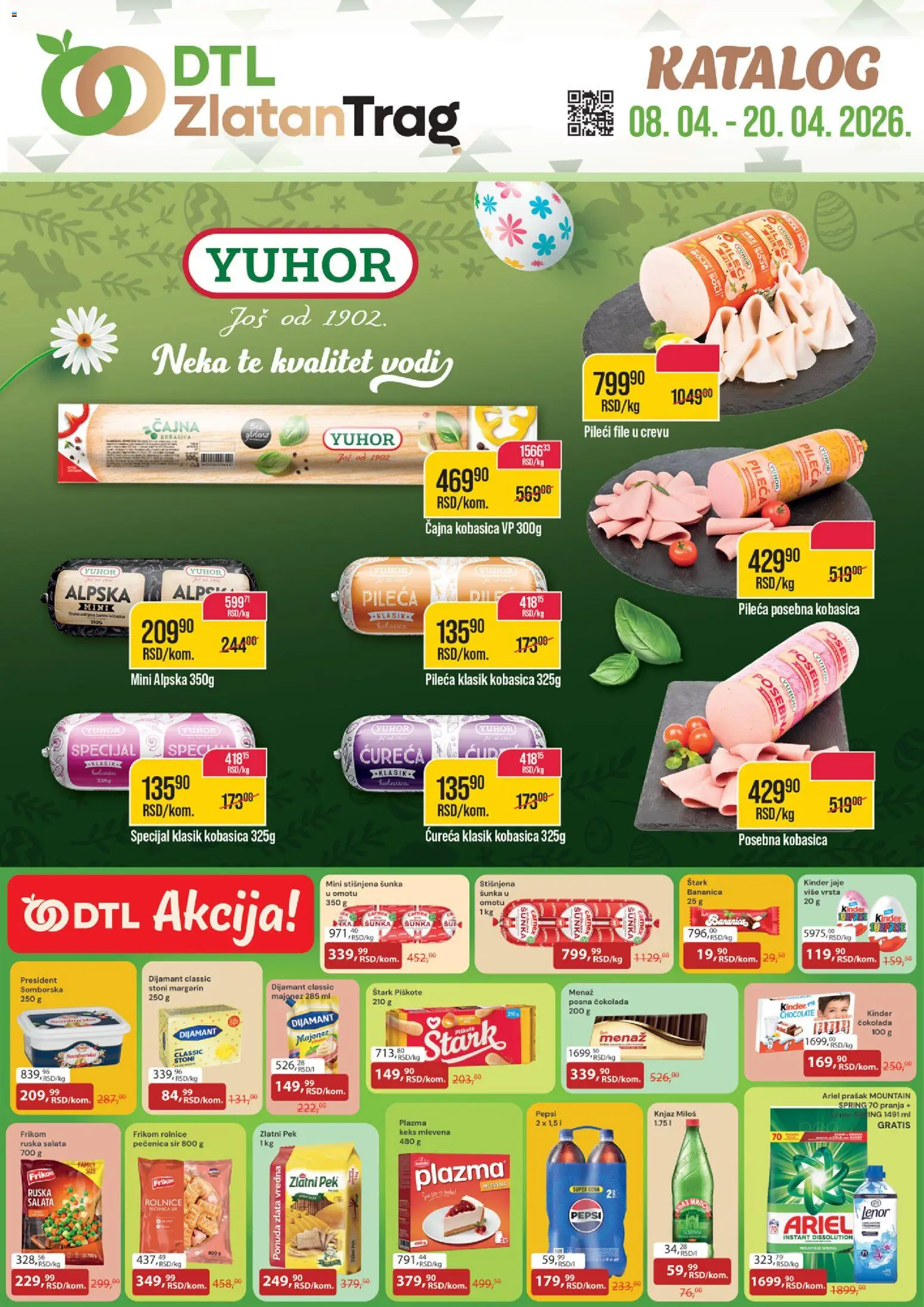 Pregled Zlatan Trag kataloga - važi od 08.04.2026