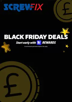 Preview of Screwfix Black Friday notice valid from 03/11/2025