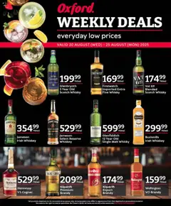 Preview of Oxford Freshmarket flyer valid from 20/08/2025