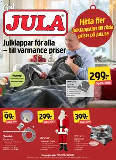 Förhandsgranska reklamblad Aktuella reklamblad Jula från butik Jula gäller från 15/12/2025