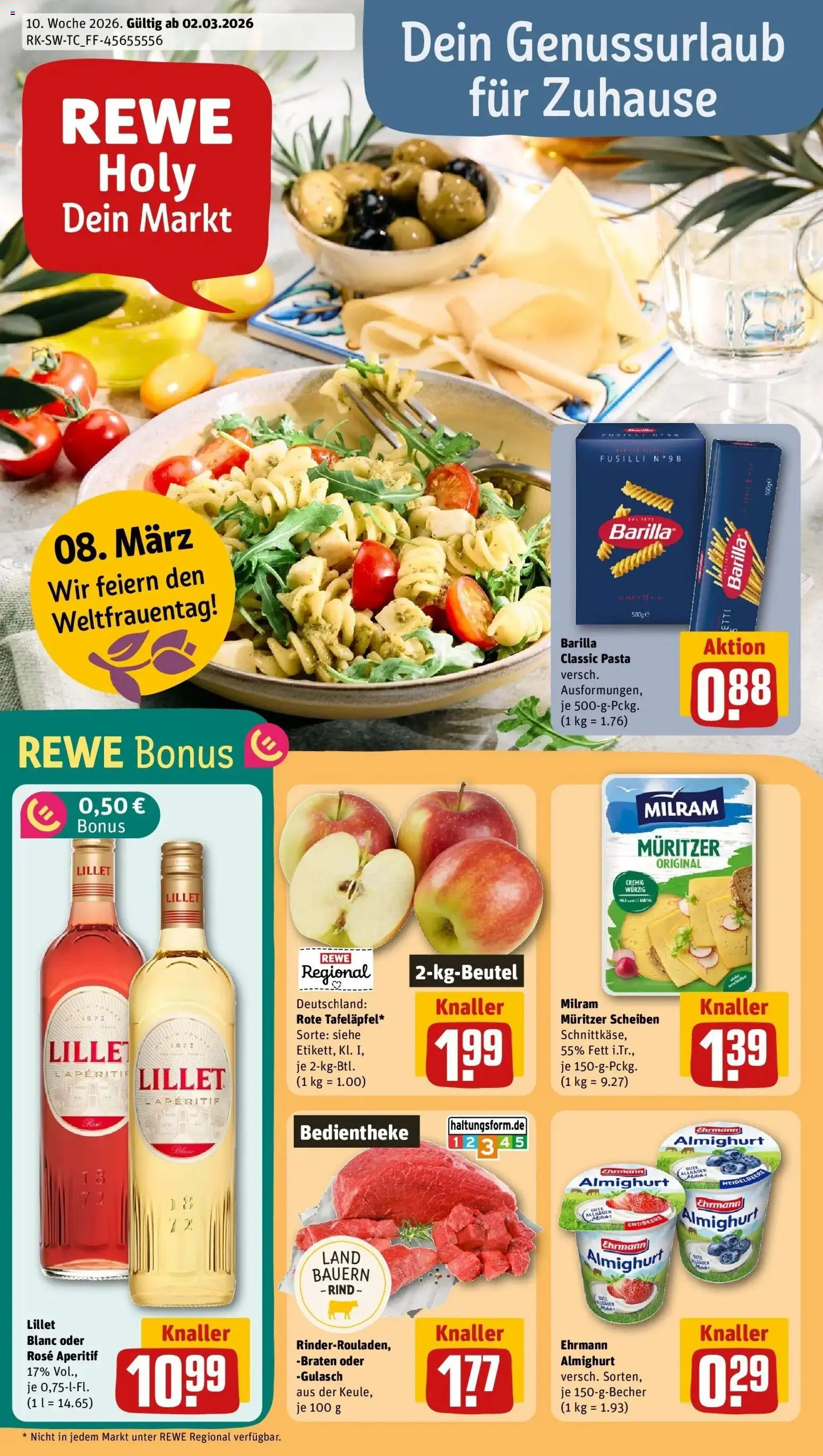 Vorschau von dem Prospekt des Geschäftes Rewe, gültig ab dem 02.03.2026
